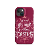 "I am my own fucking castle" iPhone case